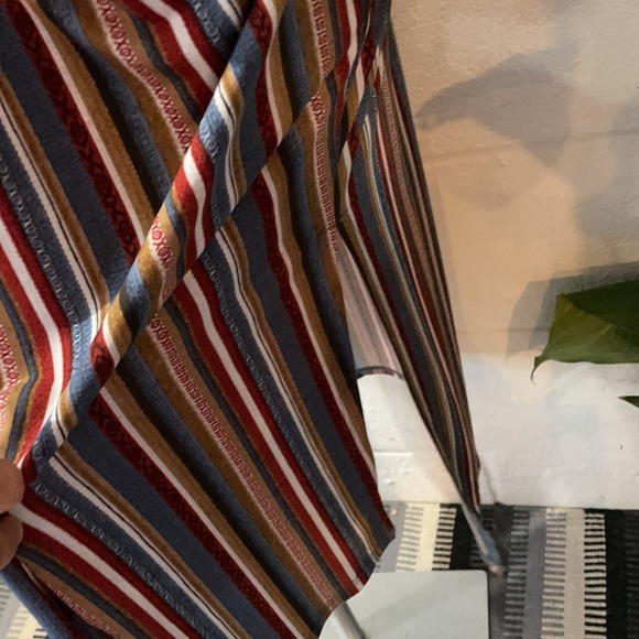 Vertical Aztec Stripe Dress with Pockets - Picture 10 of 13